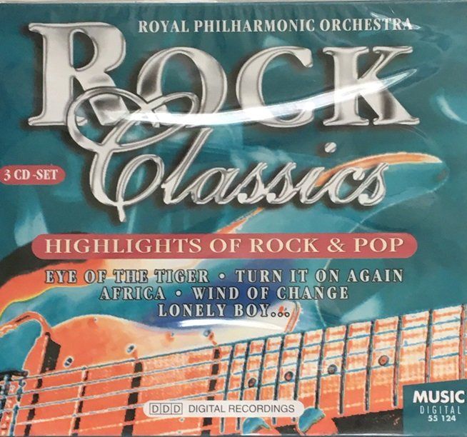 CD: Royal Philharmonic Orchestra - Rock Classics (3 CDs) – Nuovo e nell'imballaggio originale da Grüningen venduto da azulgris