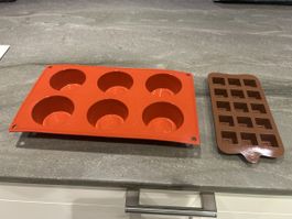 Silikonformen für Muffins / Pralinen
