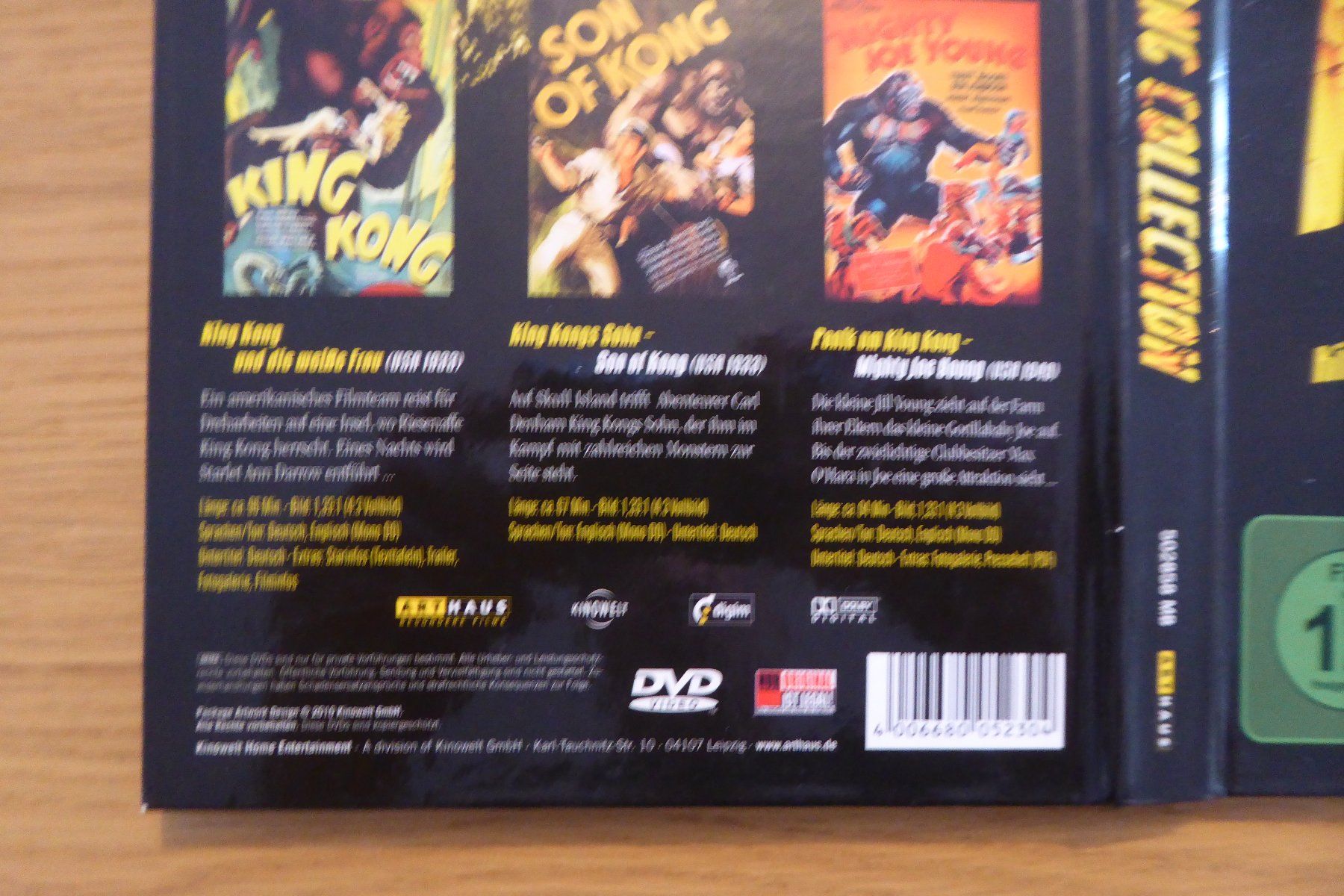 Tutti i DVDs: 3xDVD King Kong Collection – Usato da Allschwil venduto da Summelsarium 2