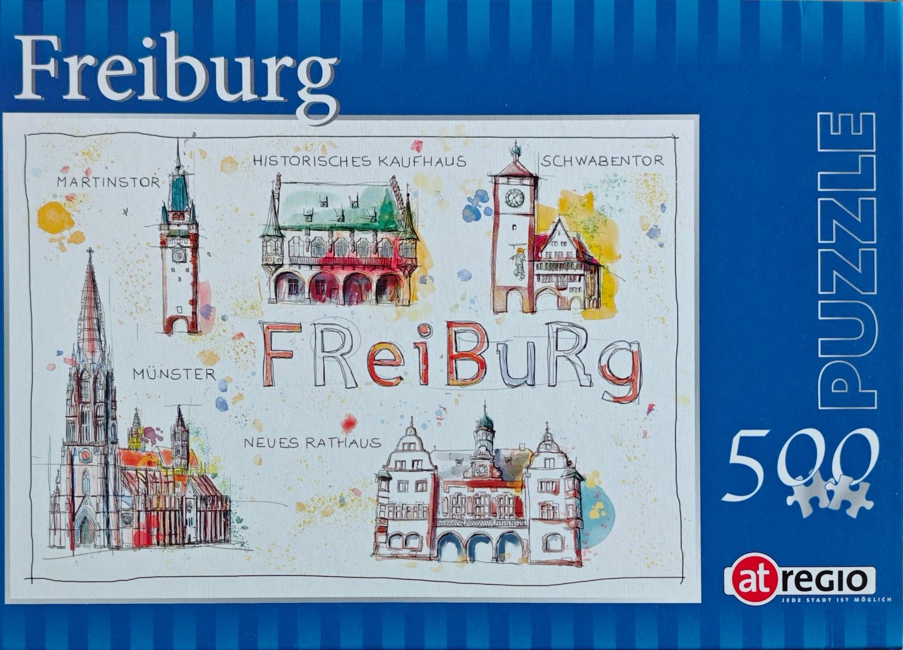 Puzzle: Freiburg Puzzle, 500 Teile – Usato da Aesch BL venduto da desi1991