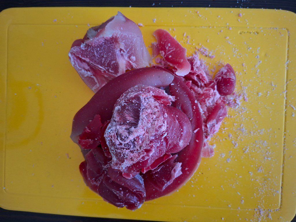 Candele: Kerzenwachs rot, ca. 1 kg – Usato da Goldau venduto da feh_2qvj 1