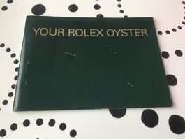 YOUR ROLEX OYSTER - BOOKLET ORIGINAL ENGLISH VERSION 12.2006