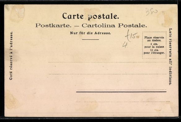 Cartoline postali: Bern, Teilansicht mit Brücke, Heuernte, – Usato da Berlin venduto da bartko-reher 1