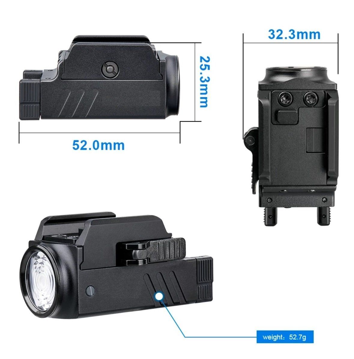 Tiro a segno: Tactical Lampe mit Akku – Nuovo (secondo la descrizione) da Seengen venduto da die_Katze