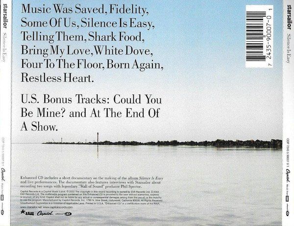 CDs: Starsailor – Silence Is Easy – Gebraucht aus St.Gallen von jalamusic 1
