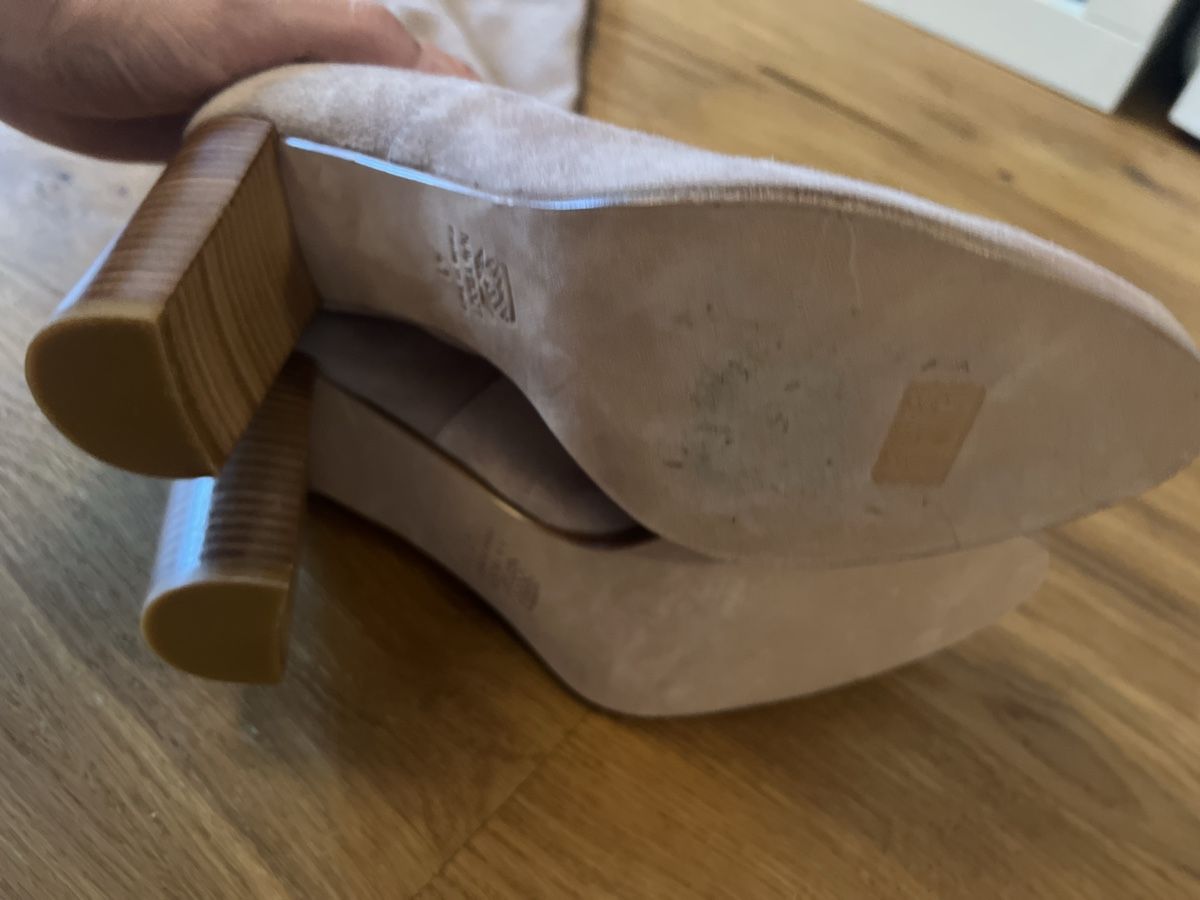 Navyboot Scarpe da donna: Stiefel Overknee Wildlederoptik beige Navyboot Grösse 41 – Nuovo (secondo la descrizione) da Affoltern am Albis venduto da Geton69 3