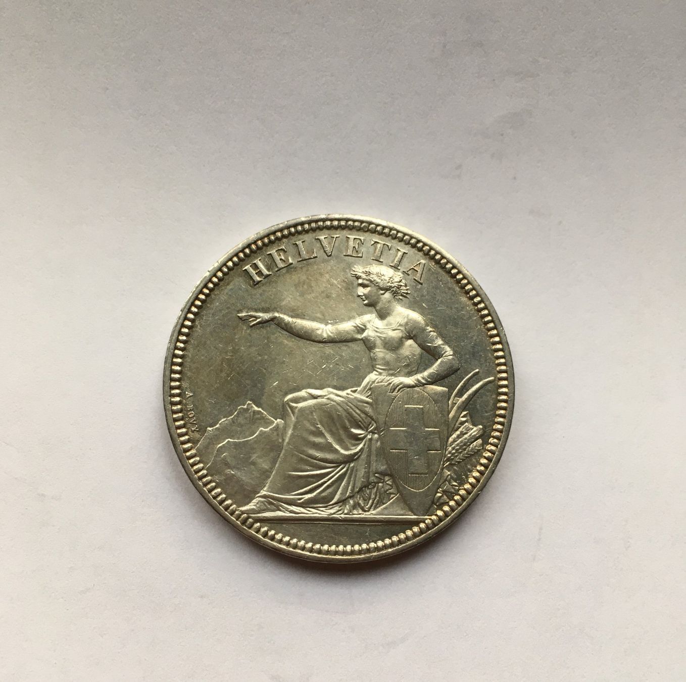 Tutti le monete: 1855 Schützentaler Solothurn unz – Nuovo (secondo la descrizione) da Kirchberg SG venduto da Helveticus00 1