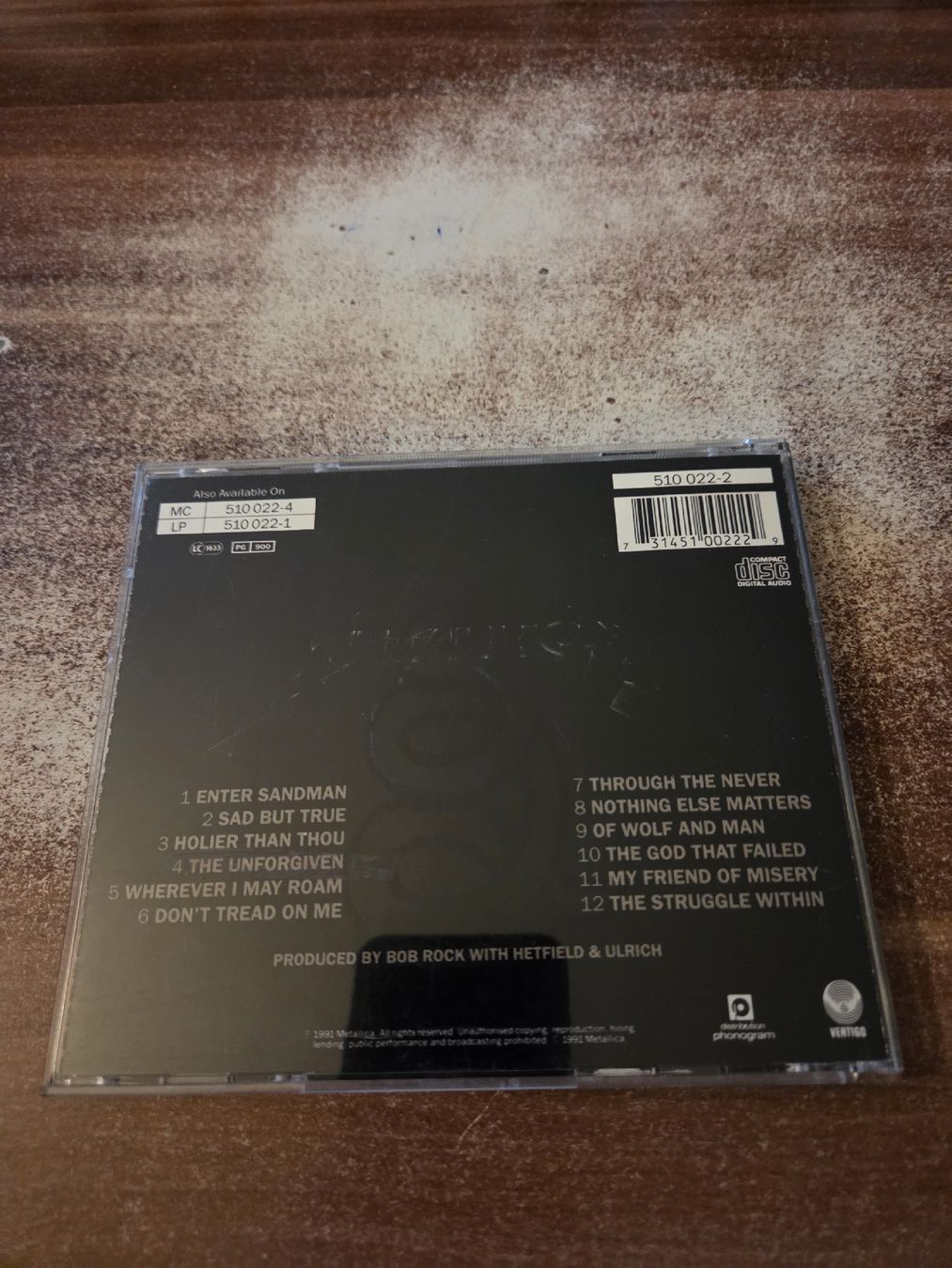 CDs: Metallica - Metallica – Gebraucht aus Wattenwil von Mage66 1