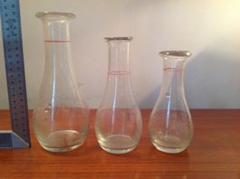 3x Budelle - carafon, quille, pot NW 3 - 71 / 72 - 2 3 5 dl