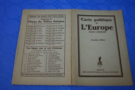 Europa, politische Karte, sehr alt