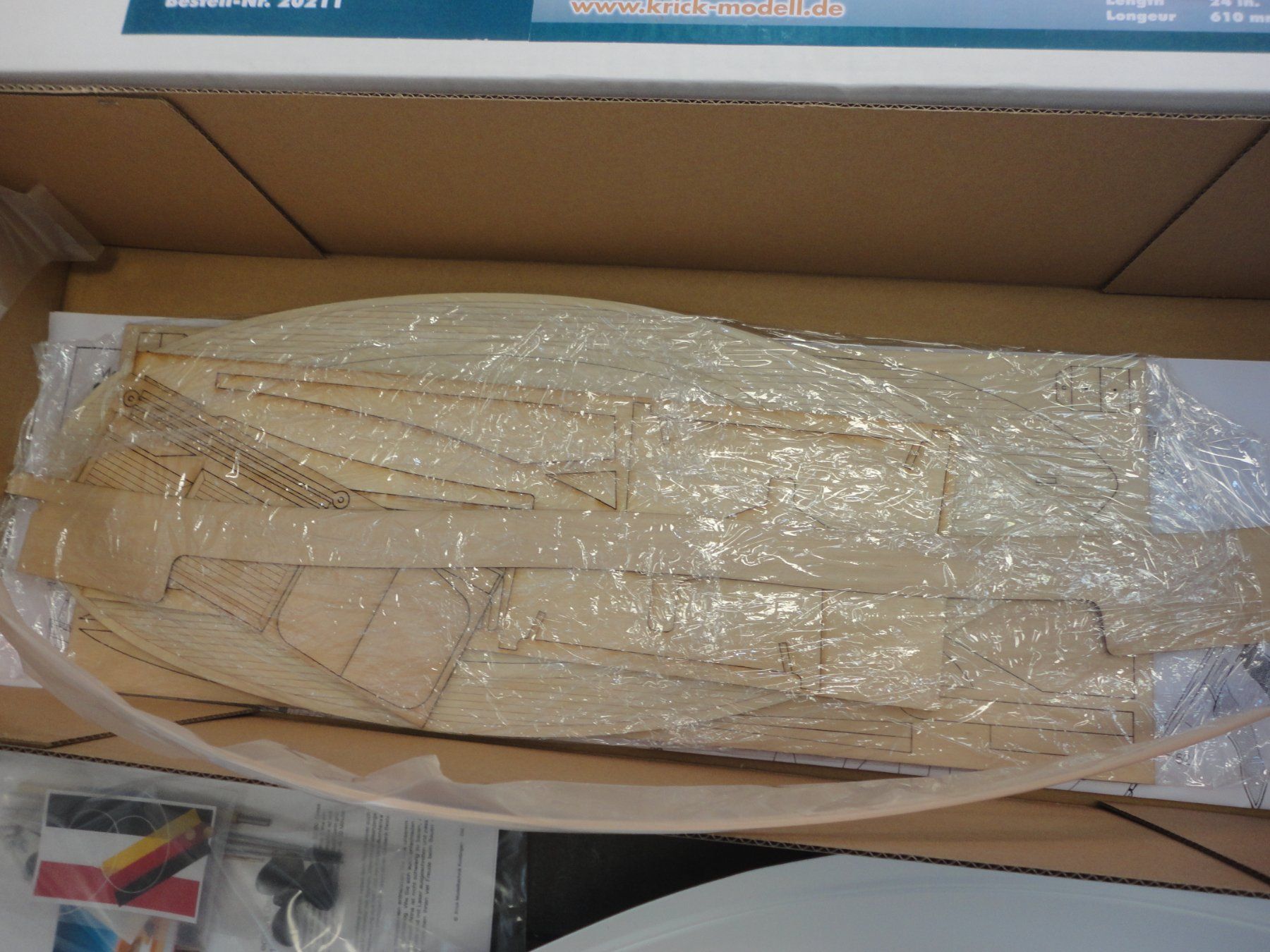 Modellismo RC: Anna II Dampfbarkasse Baukasten – Nuovo e nell'imballaggio originale da Horgen venduto da RcModell 1