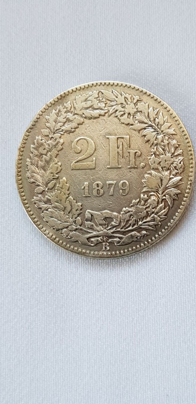 Tutti le monete: 2 Franken 1879 Schweiz – Usato da Dällikon venduto da Toyfan 2