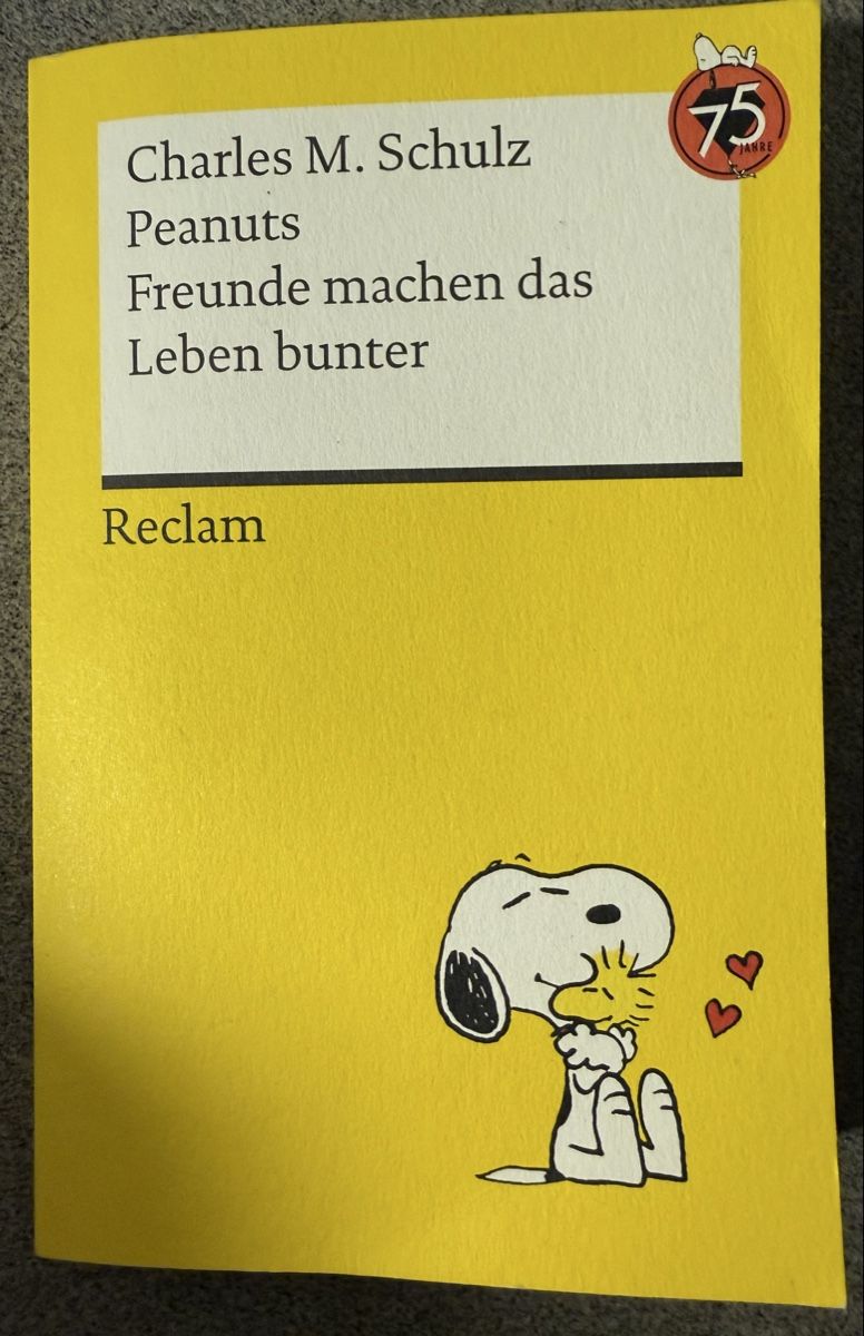 Libri: Snoopy, Peanuts: Freunde machen das Leben bunter, Reclam! – Usato da Affoltern am Albis venduto da cherries