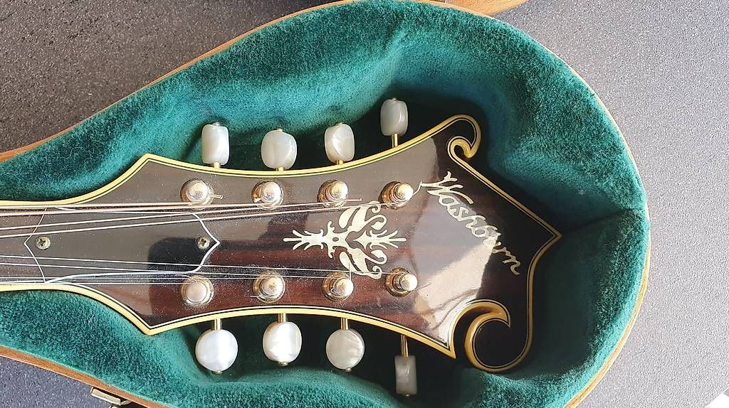 Washburn Strumenti musicali: Mandoline Washburn M-4S Jethro Burns – Usato da Biembach venduto da Musiksalander 4