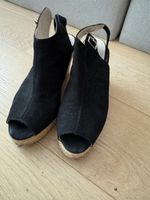 Black Suede Espadrille Summer Shoes ☀️