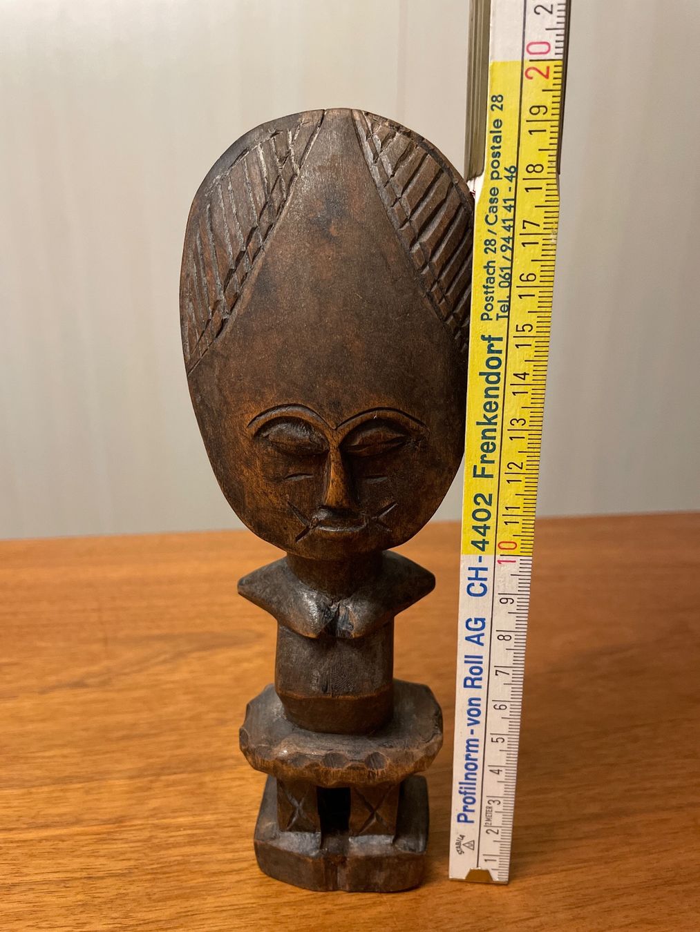 Figuren: Ashanti Akua’ba Fruchtbarkeitspuppe Holz Ghana Afrika 20cm – Gebraucht aus Wettswil von mar_n62n 5