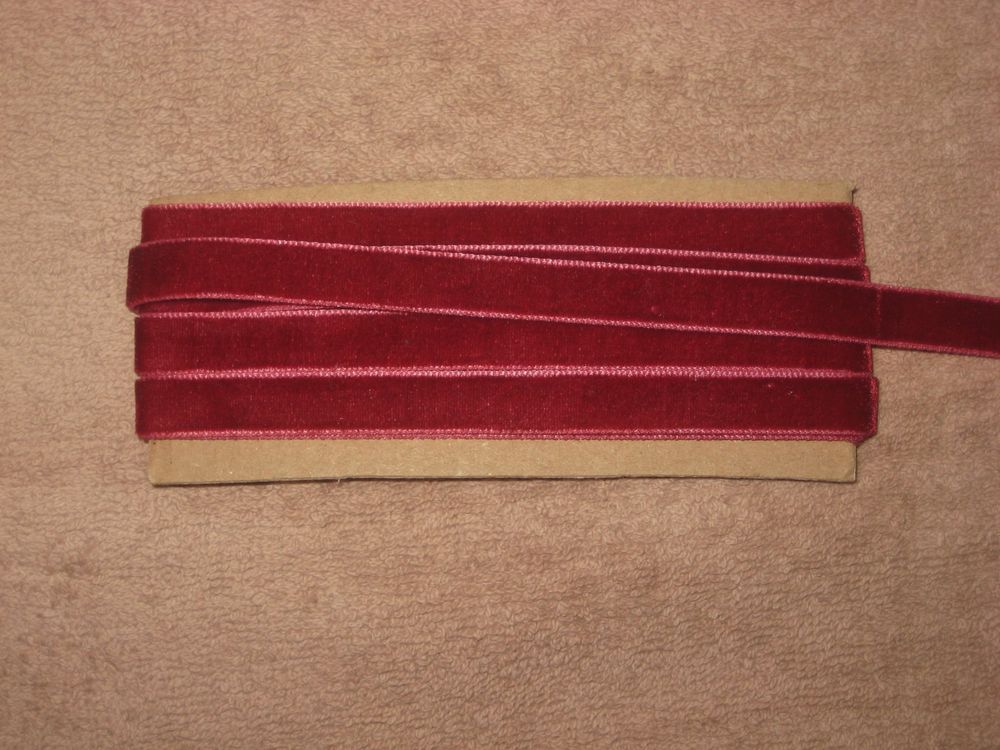 Letsinstyle Samtband Mit Draht – 10 Yards Dunkelrot & Gold – Ideal Für Weihnachtsdekoration & Basteln