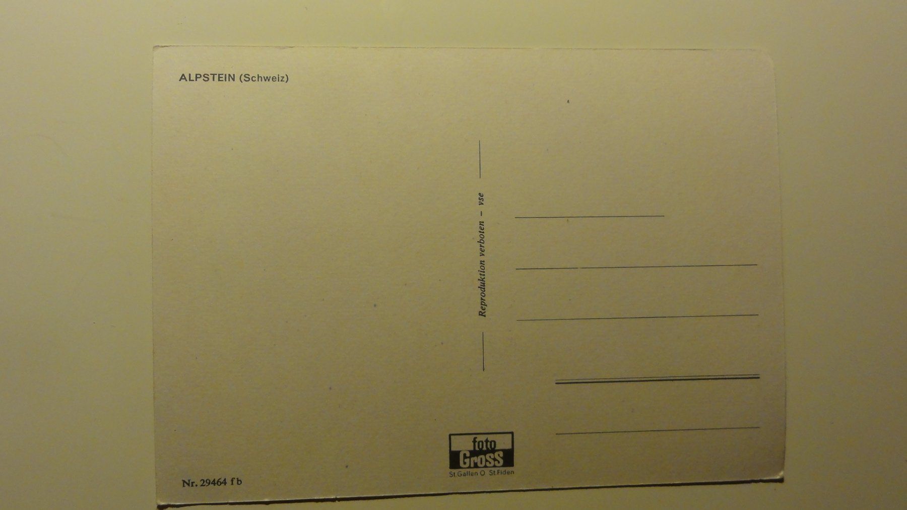 Cartoline postali: Antike Postkarte Appenzeller Berge – Nuovo (secondo la descrizione) da Abtwil SG venduto da mutts1 1