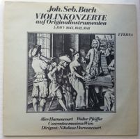 LP Vinyl: J.S. Bach VIOLINKONZERTE auf Originalinstrumenten