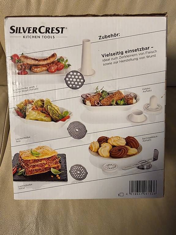 Elettrodomestici da cucina: Silvercrest Fleischwolf  – Nuovo e nell'imballaggio originale da Grüningen venduto da hallonetti 2