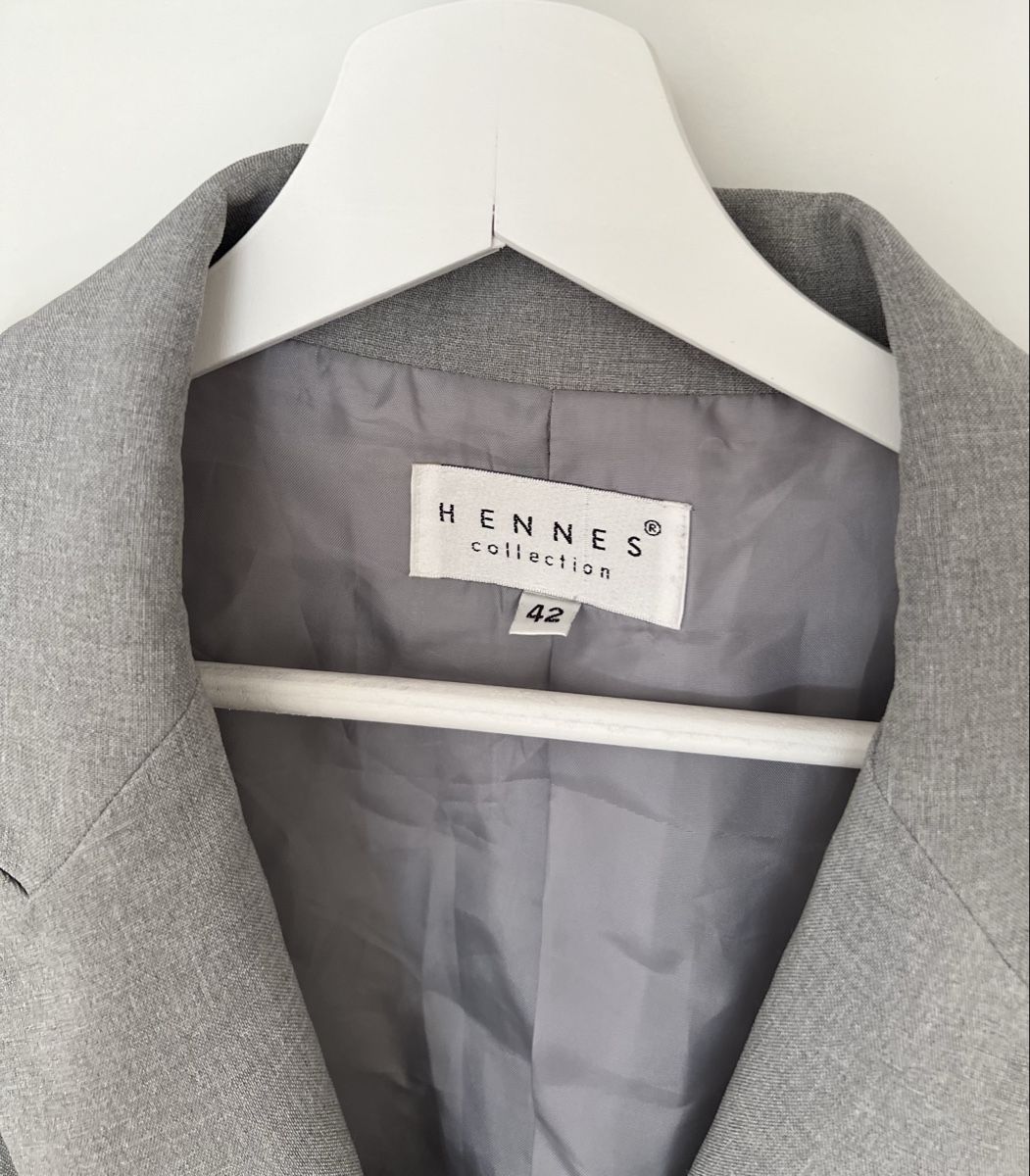Giacche: Hennes Collection Blazer Elegant Gr. 42 Grey Top Shape – Usato da Zürich venduto da Vma_reuse 1