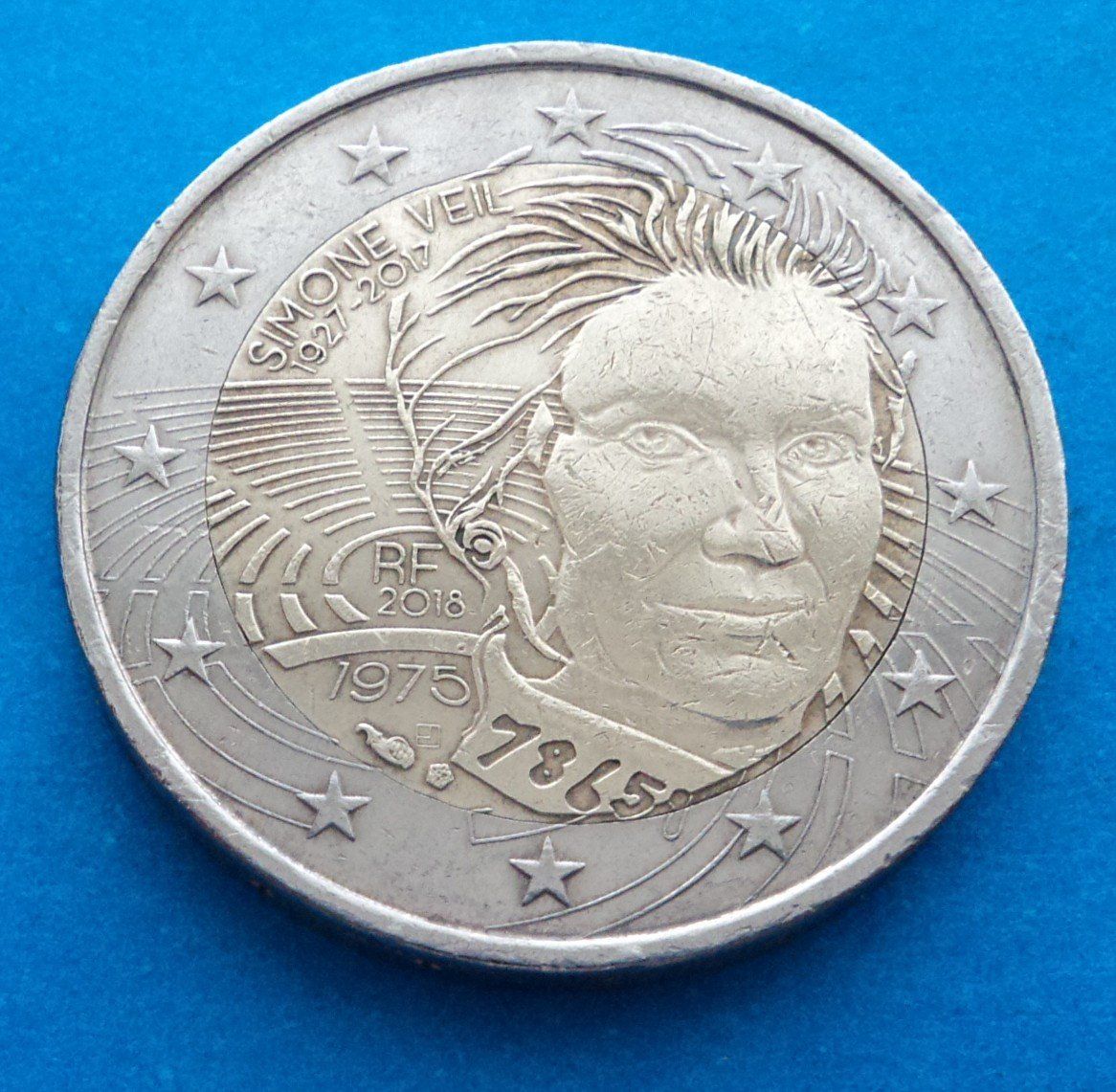 Tutti le monete: Frankreich: 2 Euro Simone Veil 2018, SS. – Usato da Basel venduto da maripas17
