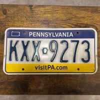 🇺🇸 U.S. Autoschild, Pennsylvania KXX 9273 - ORIGINAL!