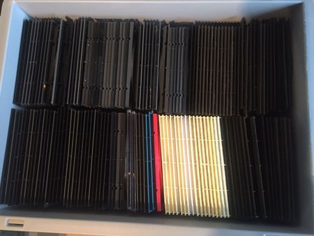1 Kiste CD Cases Aufbewahrung Musik