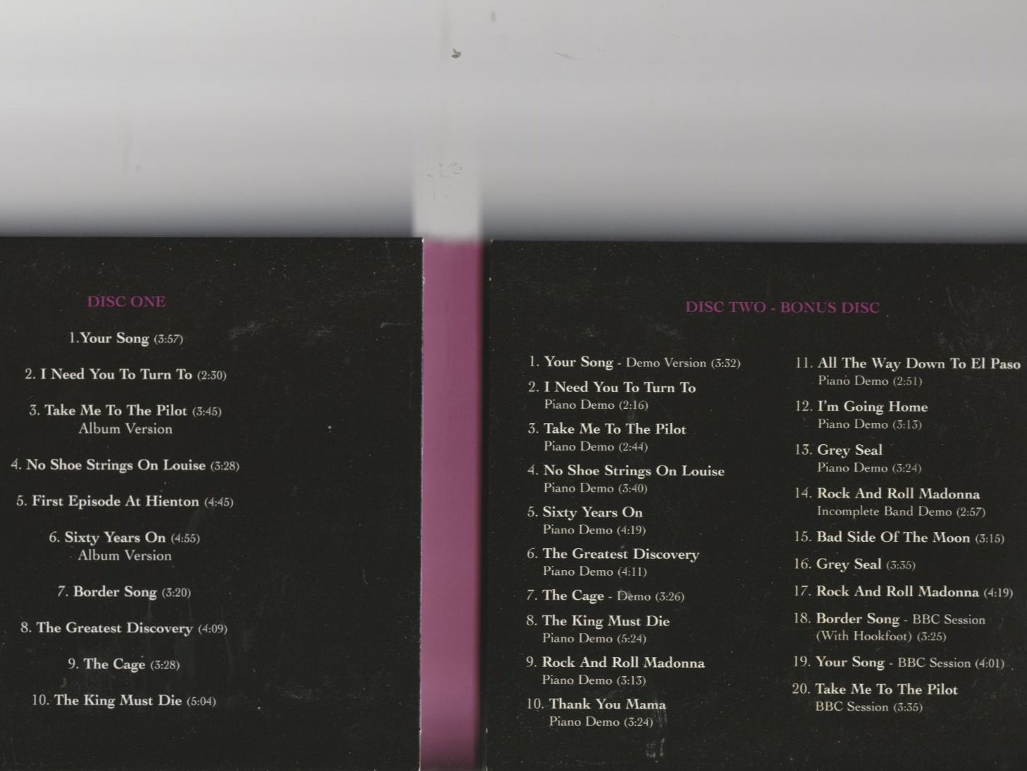 CD: Elton John - Elton John – Nuovo (secondo la descrizione) da Chur venduto da zowie72 2