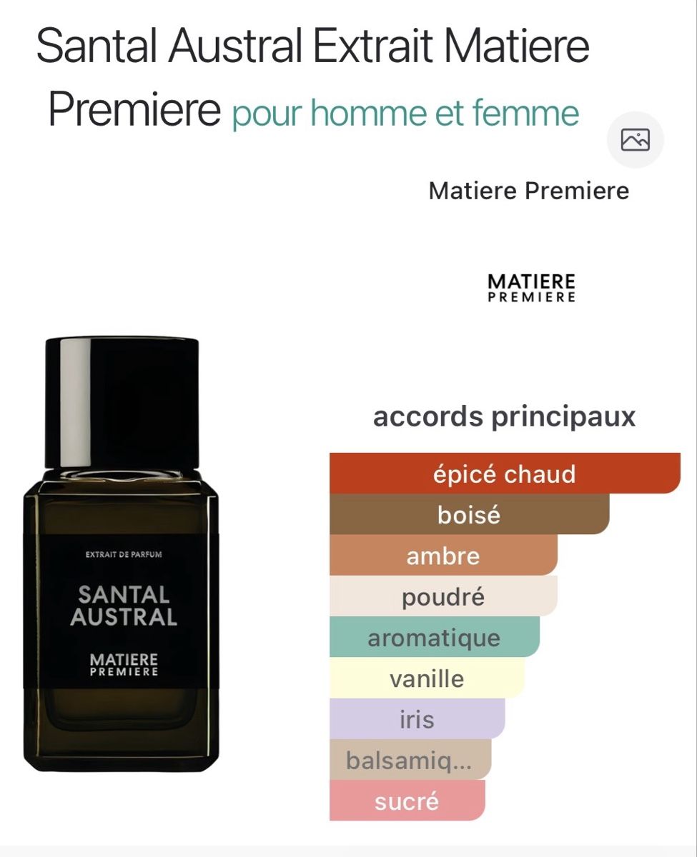 Profumi & Eau de Toilette: Matière Première Santal Austral – Usato da Corseaux venduto da atchoum66