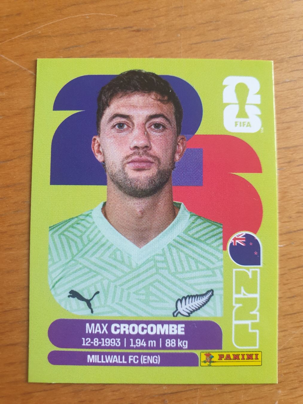 Panini Sammelbilder & Trading cards: Panini WM 2026 NZL 2 MAX CROCOMBE – Neu (gemäss Beschreibung) aus Einsiedeln von MGXX