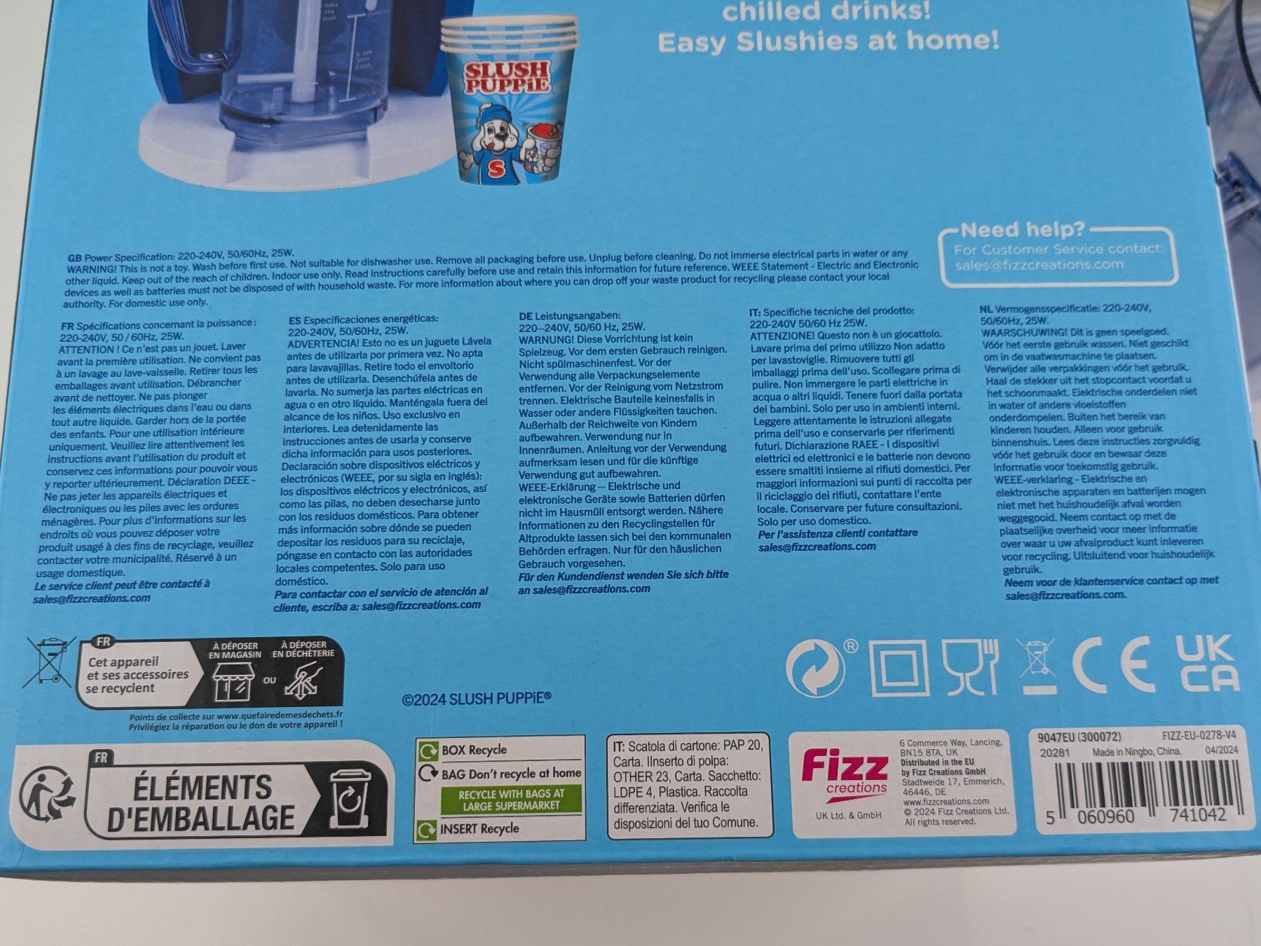 Appareils de cuisine: SLUSH PUPPIE Slushie Maker – Neuf (Voir description) à Dintikon par Restwert_Dintikon 7