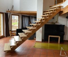 Holztreppe