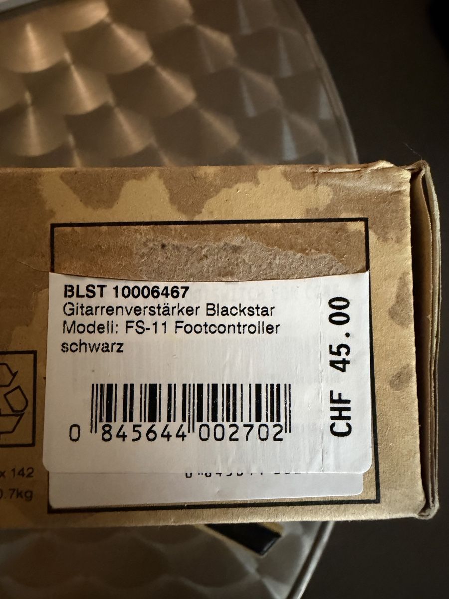Blackstar Musikinstrumente: Blackstar FS-11 neuwertiger Zustand – Neu (gemäss Beschreibung) aus Ruswil von Mtamaro 1