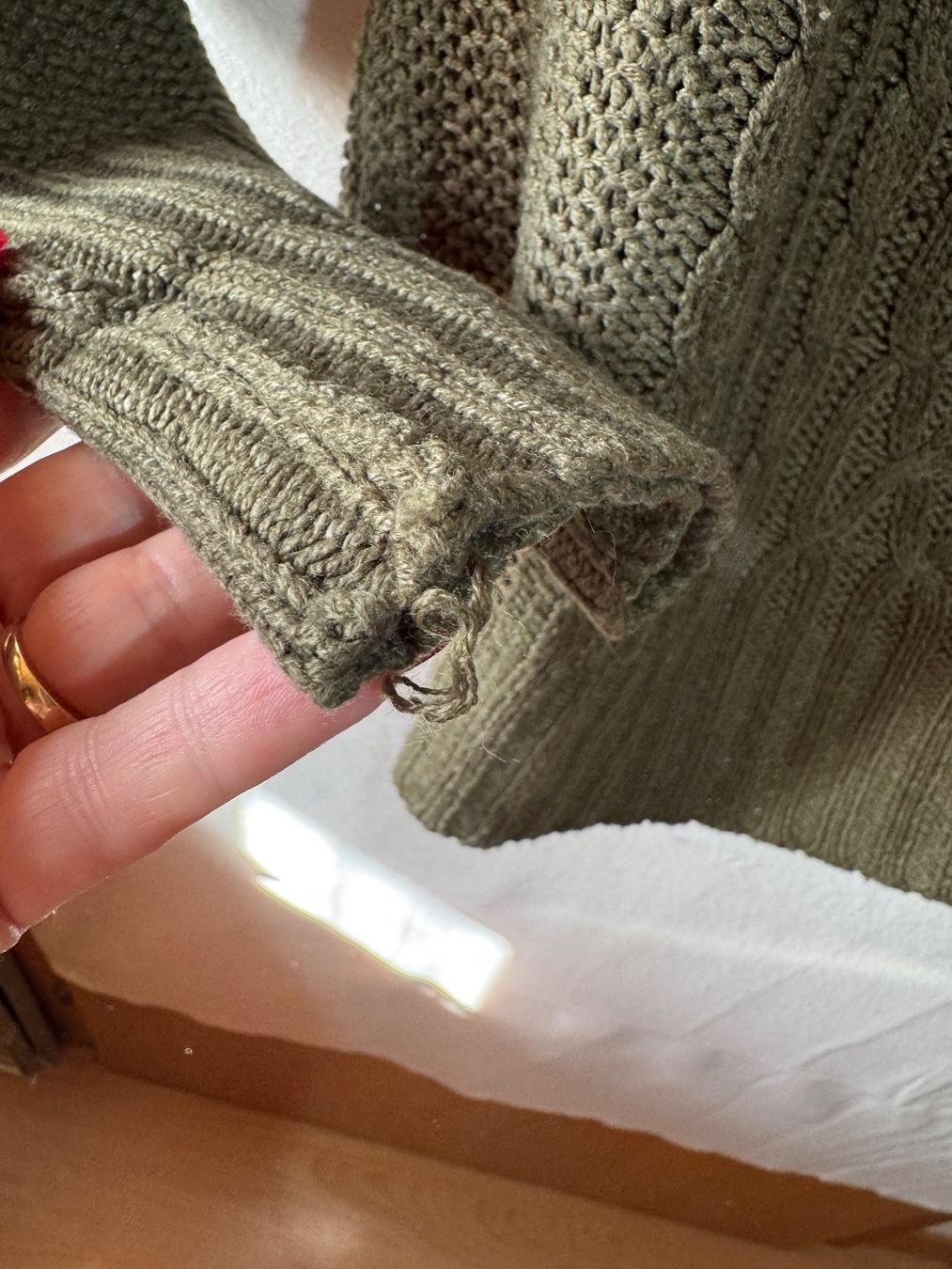 Pullover & Sweatshirts: Grüner Strickpullover ca Gr. M – Gebraucht aus Grosswangen von second_hand_dress 4