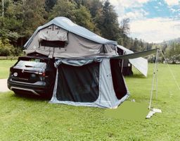 Finntent Mökki 160 Deluxe inkl. Vorzelt und Dachträger 