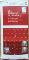 200 LED Eiszapfen-Lichtervorhang