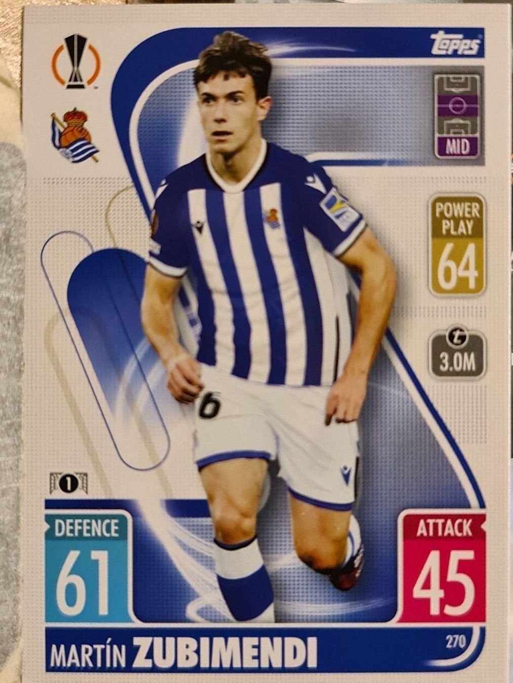 Topps Carte collezionabili: Topps Match Attax 270 – Usato da Dintikon venduto da Prime-shop