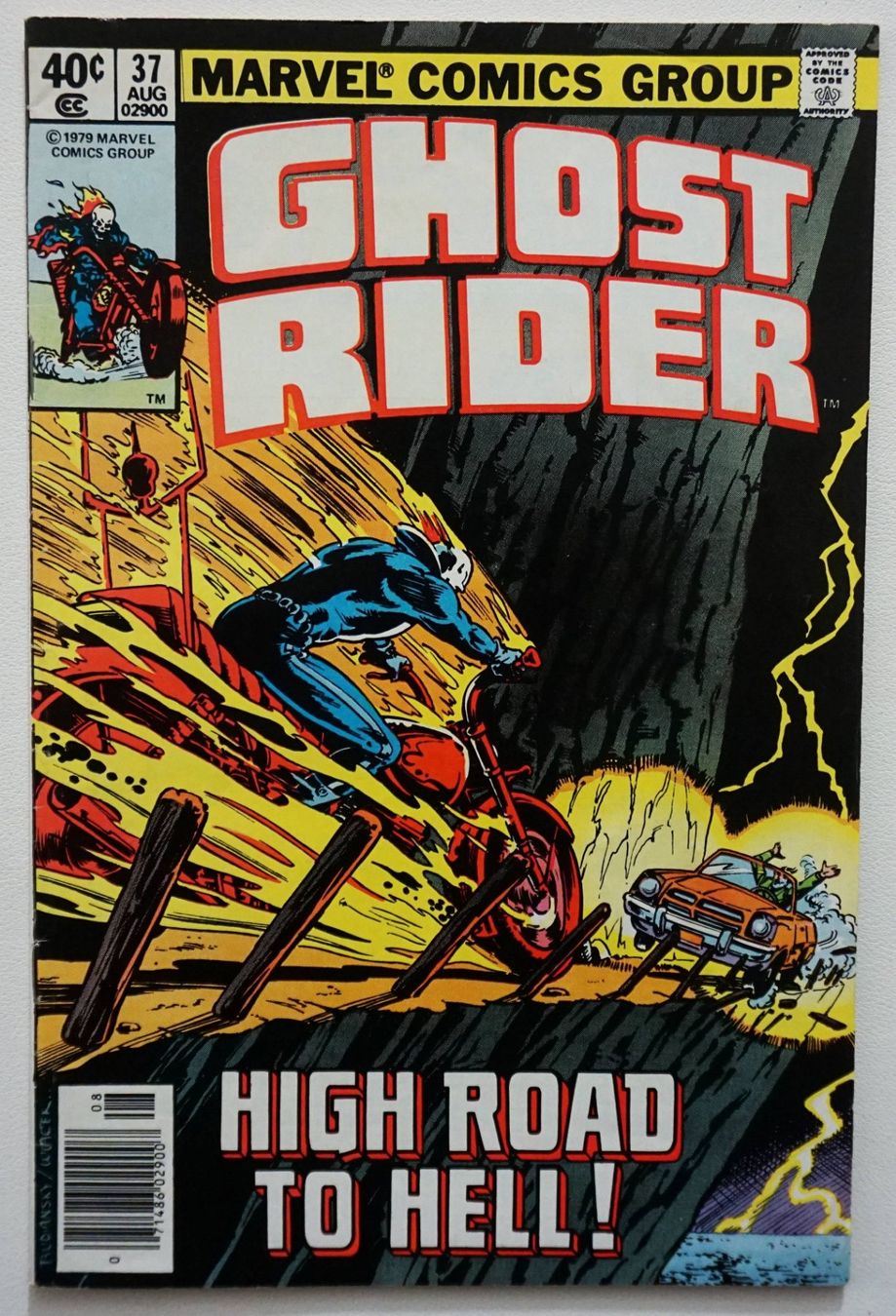 Comics: GHOST RIDER #37 HIGH ROAD TO HELL MARVEL 1979 – Gebraucht aus Lugano von YouWantUS