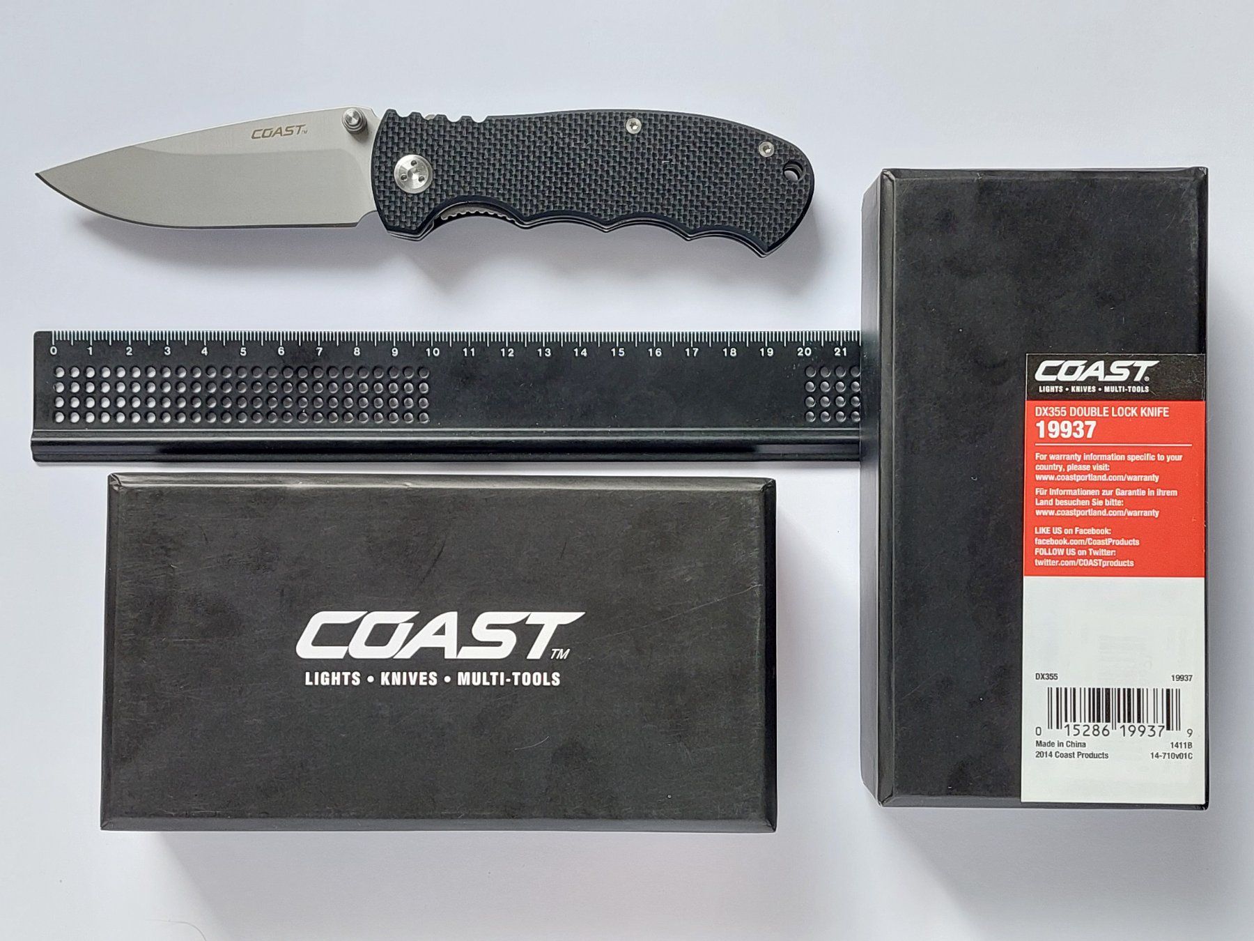 Coltelli tascabile: Klappmesser - Coast "DX355 Double-Lock" – Nuovo e nell'imballaggio originale da Liebefeld venduto da Helveticus6 7