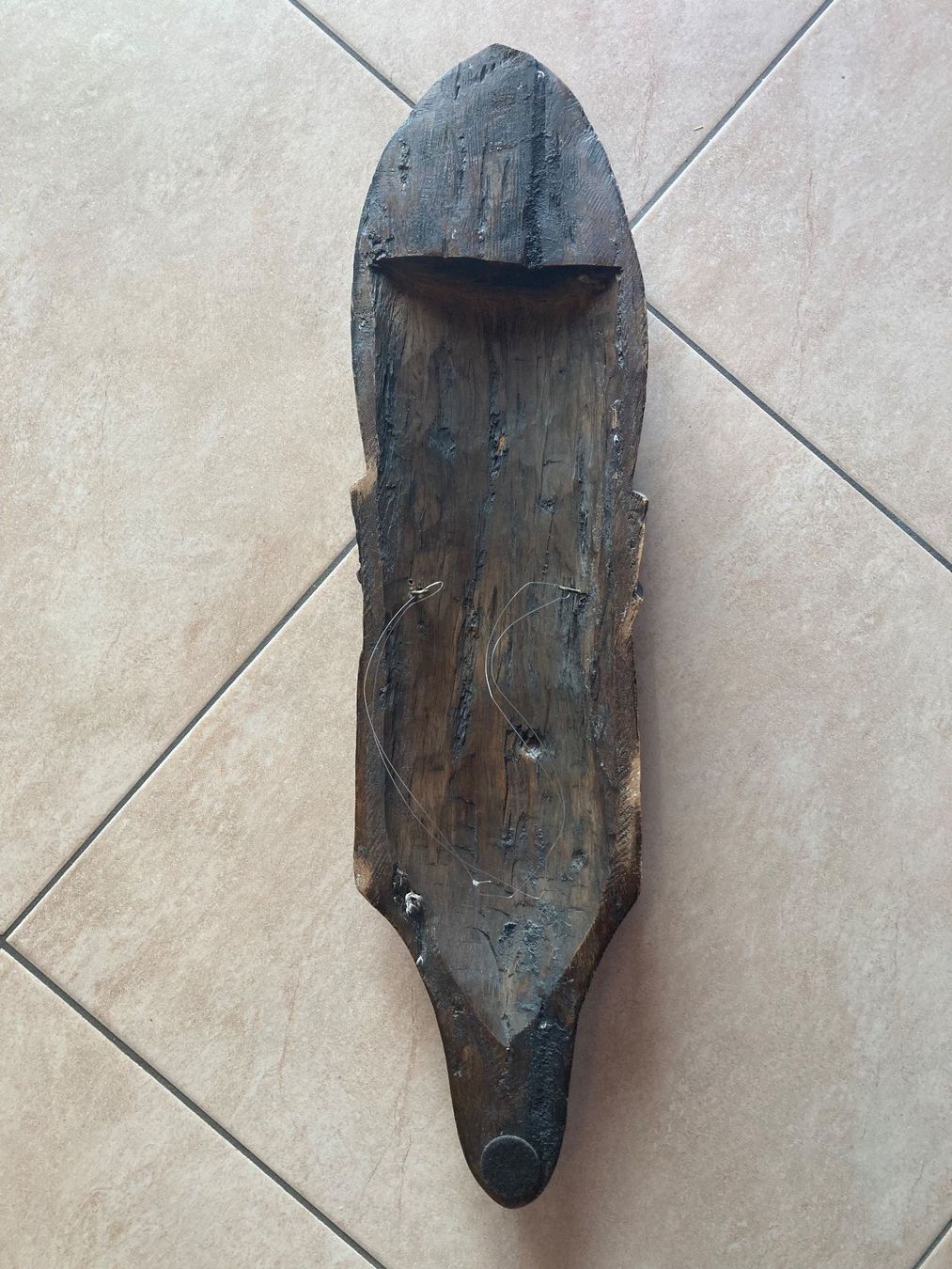 Internationale Kunst: Afrikanische Holzmaske – Gebraucht aus Grafenried von Dgr1 1