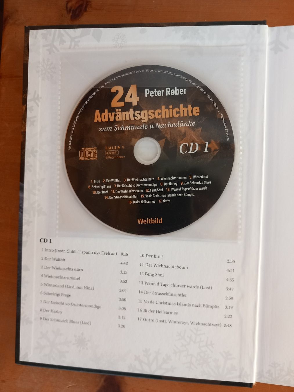 Libri: Peter Reber - 24 Adventsgschichte - Buch mit 2 CD's – Usato da Nänikon venduto da Haexli_70 1