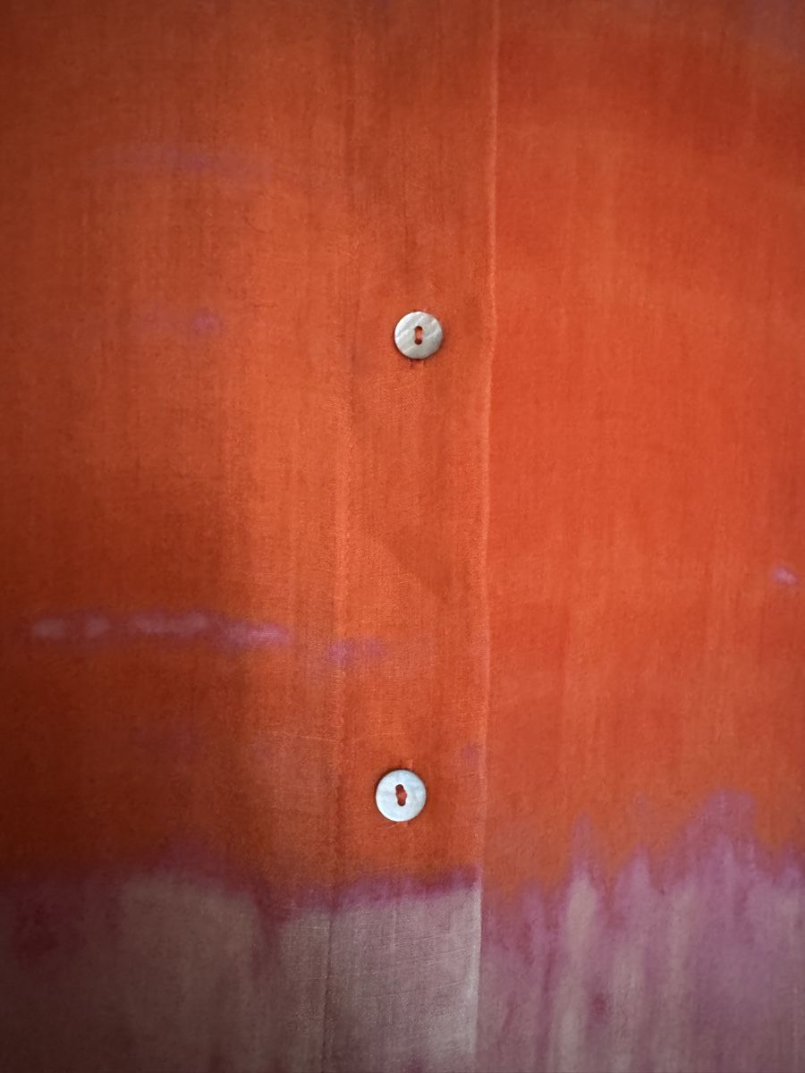 Massimo Dutti Camicette: Massimo Dutti Bluse orange lila Batikmuster Grösse 36 – Usato da Zürich venduto da jlnhrd 3