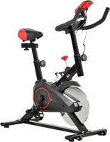 HOMCOM Indoor Bike Trainer Schwarz+Rot