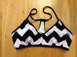 CARVE Designs - Bikini-Top Schwarz/Rosa in Grösse S