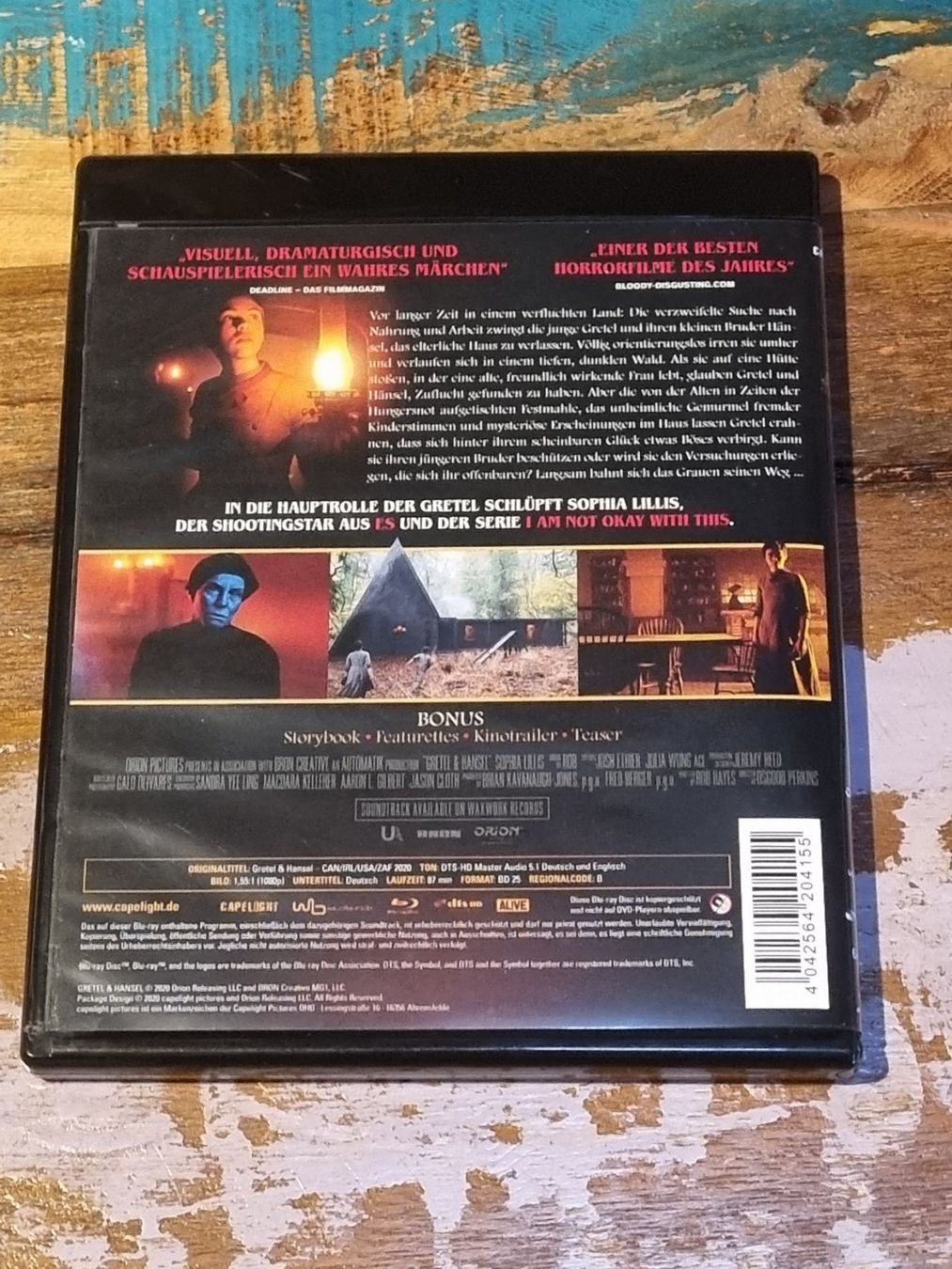 Tutti i DVDs: Gretel & Hänsel, Blu Ray Horror – Usato da Winterthur venduto da Belzarek 1