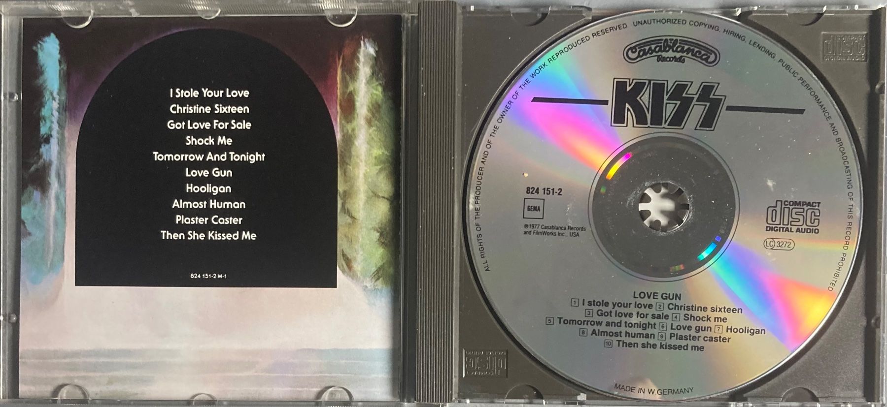 CD: KISS - LOVE GUN – Usato da Poliez-Pittet venduto da Newtown-Records 2
