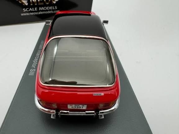 Jensen Modellini d'auto: Jensen Interceptor III ROT/SCHWARZ 1:43 NEO – Nuovo e nell'imballaggio originale da Suhr venduto da Moebelsiralfred 3