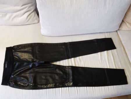 Marc Cain Kunstleder Leggings, Grösse M Top Zustand