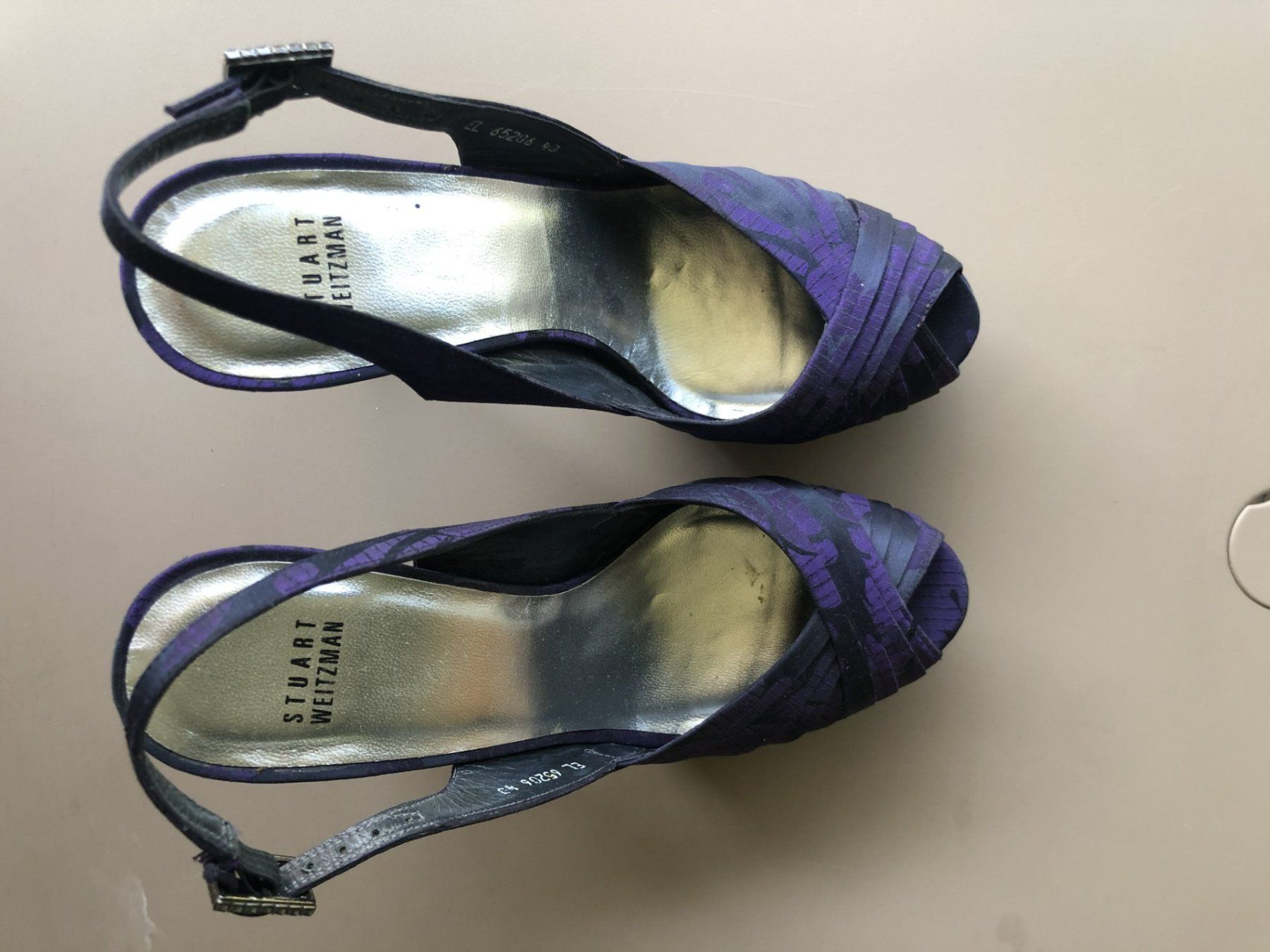 Stuart Weitzman Damenschuhe: Stuart Weitzman Platform/Plateau Peeptoes Pumps Slingback – Gebraucht aus Zürich von TSchaefer01 1